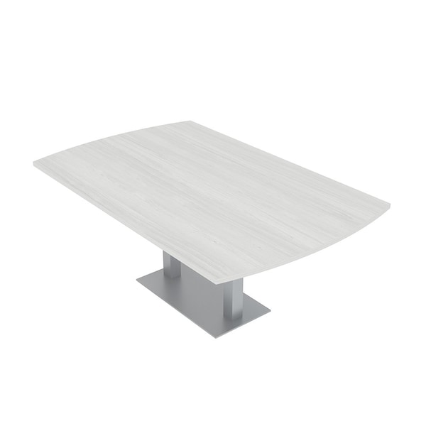 45.25 in W, 84 in L, 29 in H, Engineered Wood Top, White